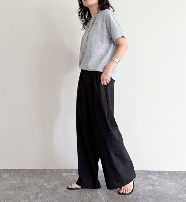 fredy emue「FRミニ裏毛半袖プルオーバー」|Tシャツ・カットソー|