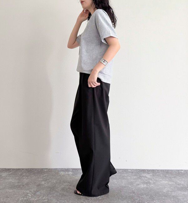 fredy emue「FRミニ裏毛半袖プルオーバー」|Tシャツ・カットソー|