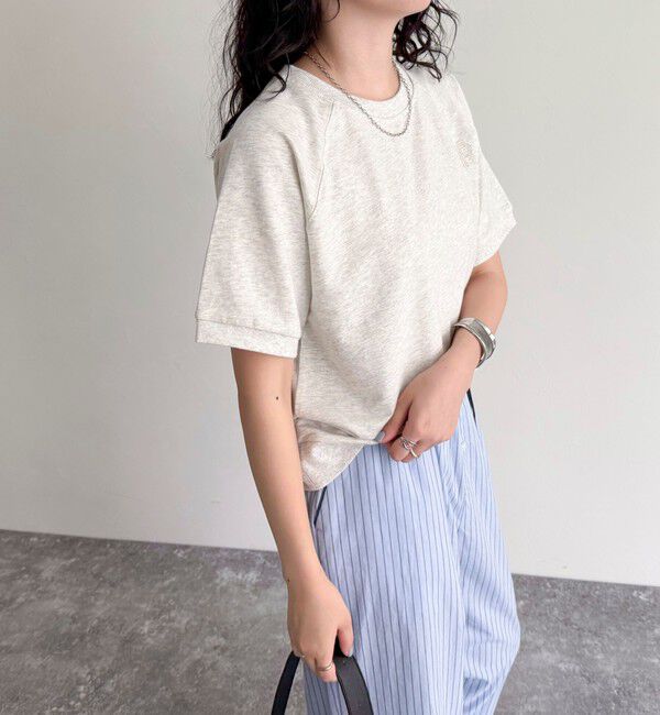 fredy emue「FRミニ裏毛半袖プルオーバー」|Tシャツ・カットソー|