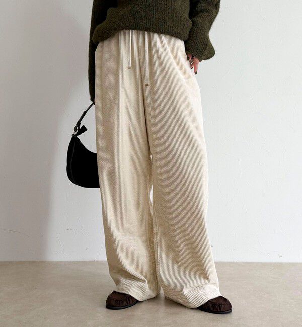 fredy emue「コーデュロイドロストイージーパンツ」|チノ|