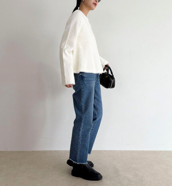 fredy emue「シャギーペプラムニットプルオーバー」|ニット・セーター|