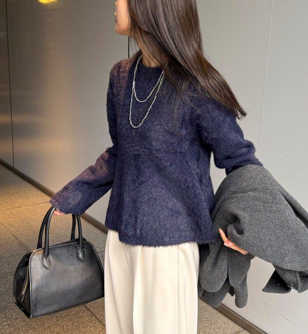 fredy emue「シャギーペプラムニットプルオーバー」|ニット・セーター|