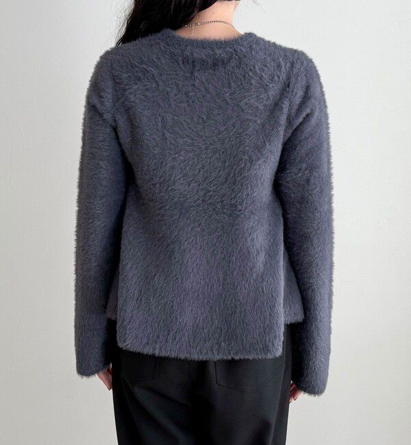 fredy emue「シャギーペプラムニットプルオーバー」|ニット・セーター|