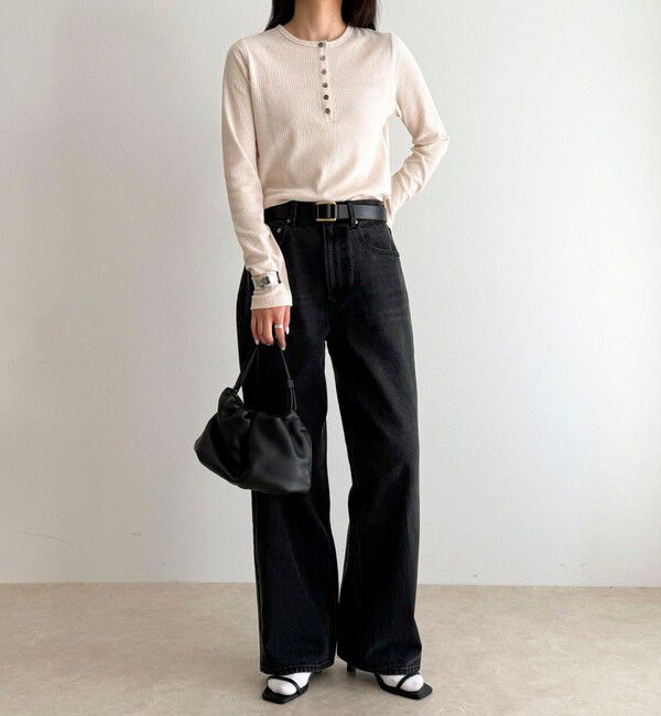 fredy emue「シアーテレコヘンリーネックプルオーバー」|Tシャツ・カットソー|