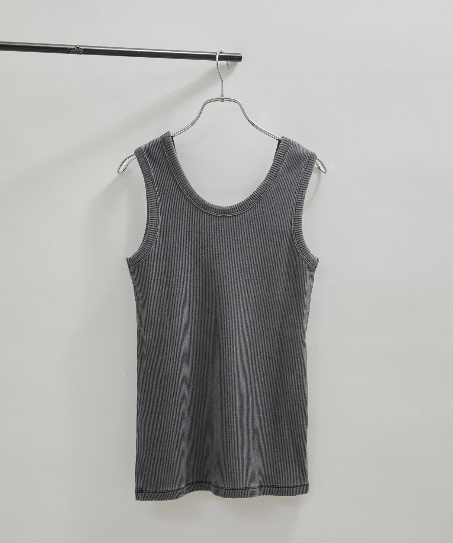 SALON adam et rope'「【セットアップ対応】ガーメントダイリブタンクトップ/ノースリーブプルオーバー」|タンクトップ|