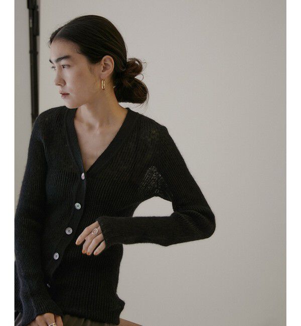 SALON adam et rope'「ホールガーメントモヘアシアーカーディガン」|カーディガン|