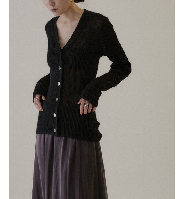 SALON adam et rope'「ホールガーメントモヘアシアーカーディガン」|カーディガン|