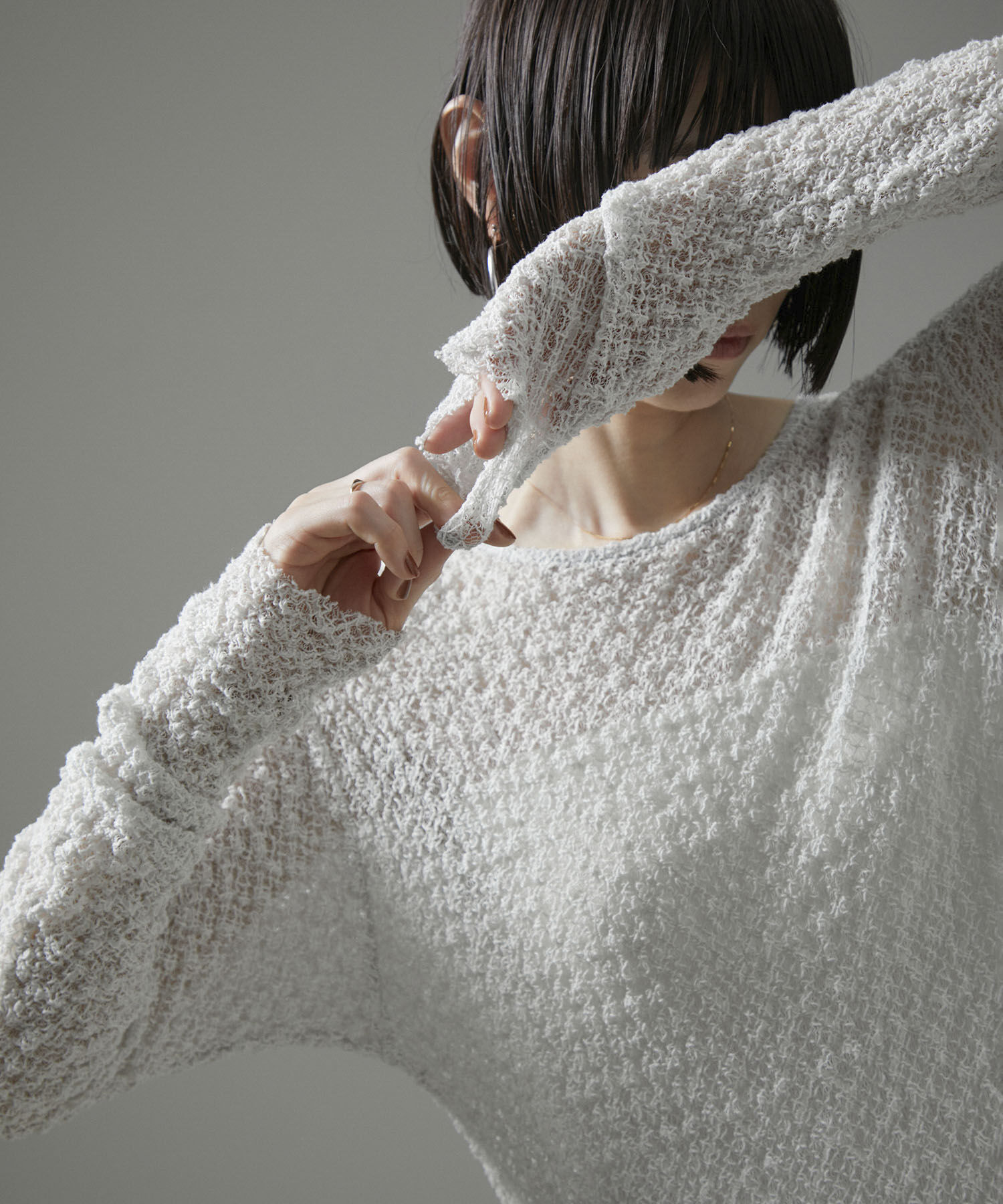 SALON adam et rope'「【NIPPON CULTURE】クラウドレースワンピース」|ワンピース|