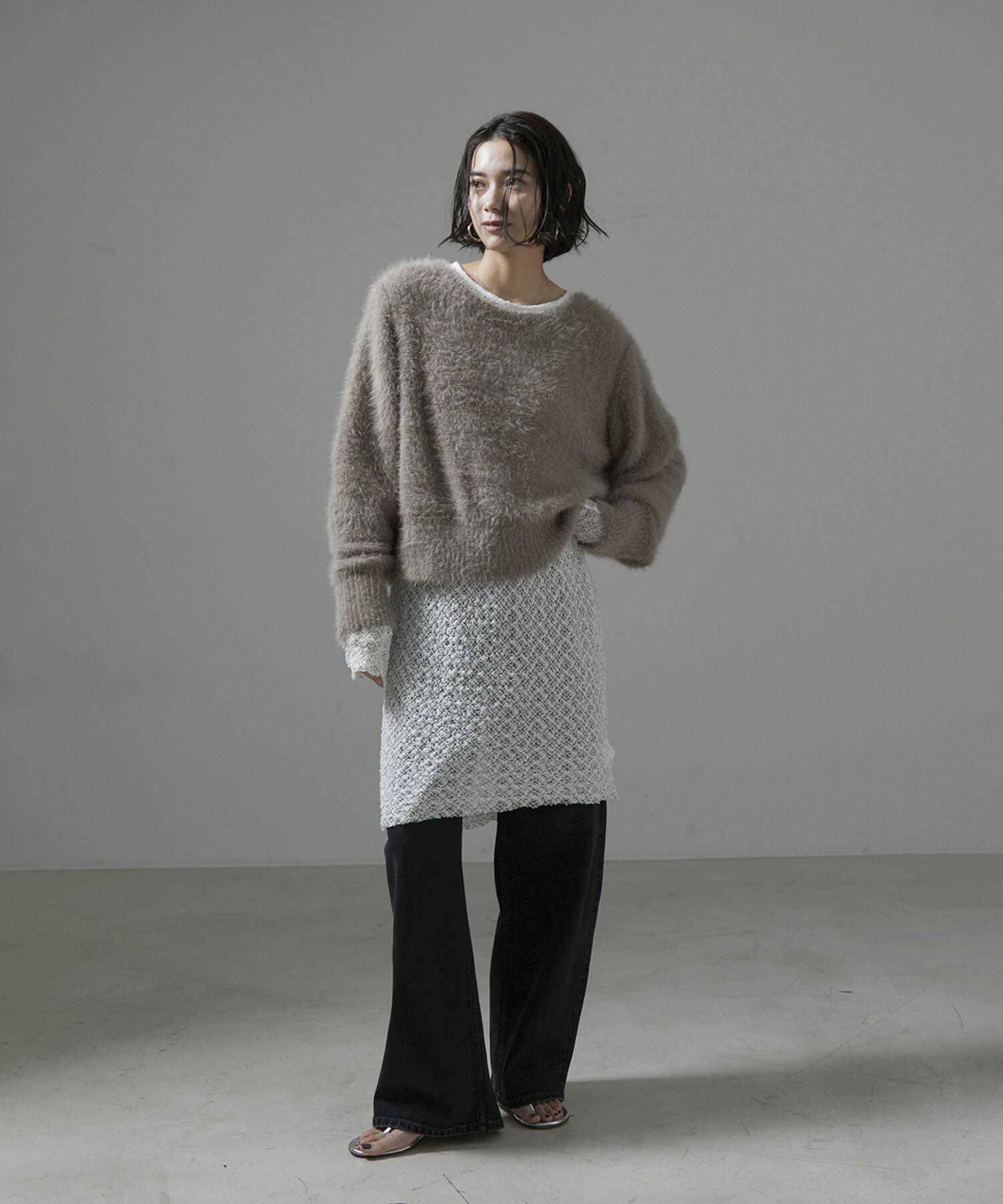 SALON adam et rope'「【NIPPON CULTURE】クラウドレースワンピース」|ワンピース|