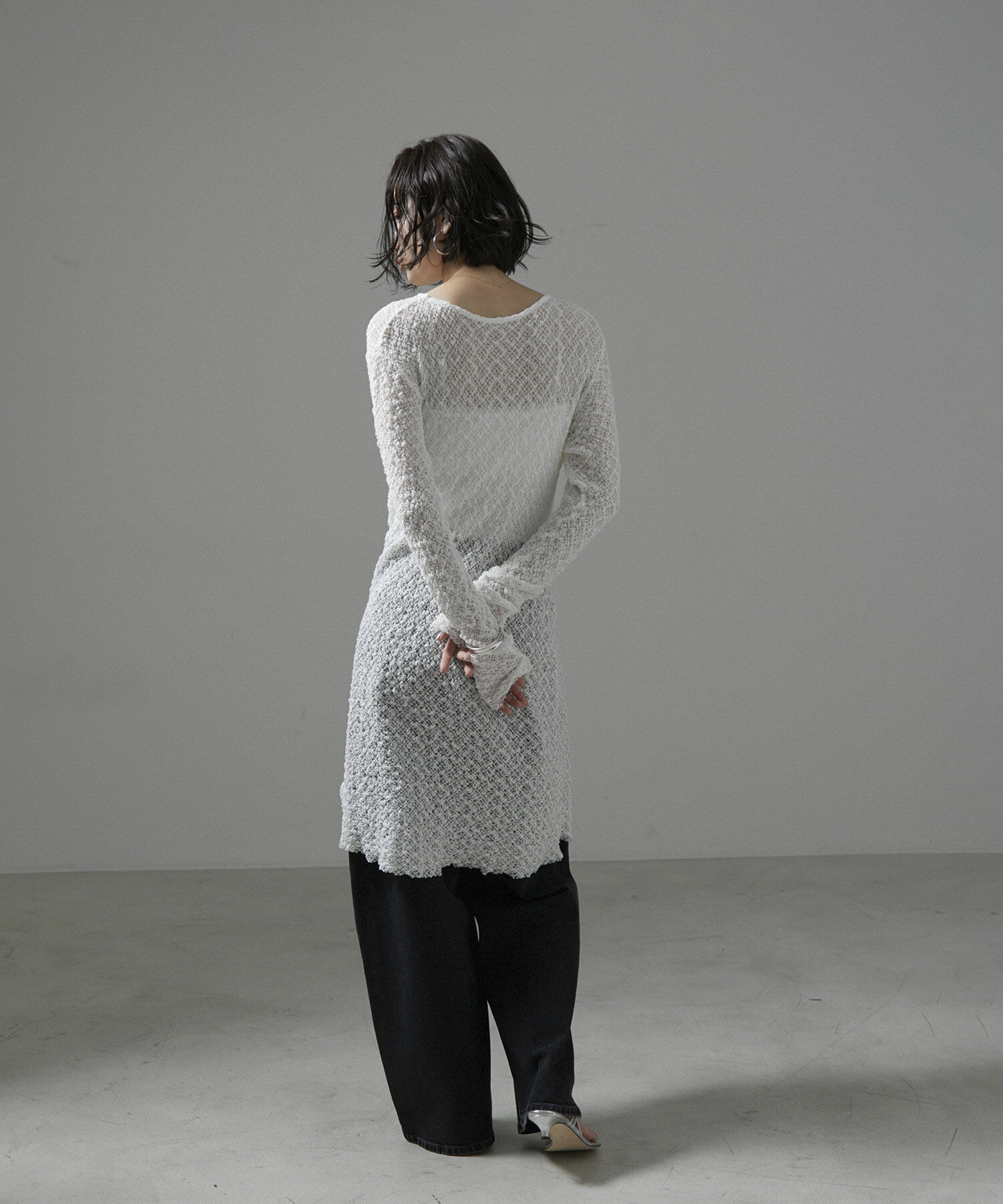 SALON adam et rope'「【NIPPON CULTURE】クラウドレースワンピース」|ワンピース|