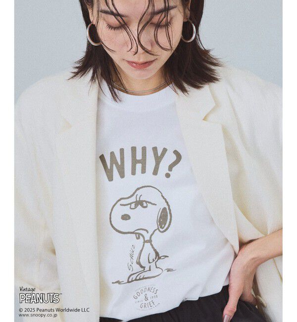 SALON adam et rope'「【WEB限定】PEANUTS&times;SALON anniversary Tシャツ」|Tシャツ・カットソー|