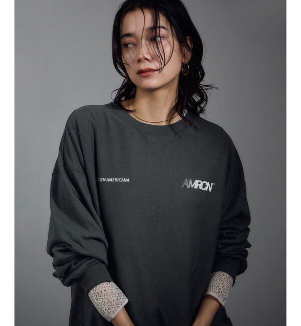 SALON adam et rope'「【Americana（アメリカーナ）】リバースウィーブ L/S T／ロングスリーブTシャツ」|Tシャツ・カットソー|