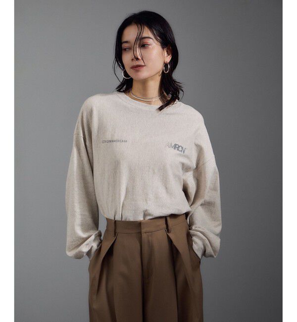 SALON adam et rope'「【Americana（アメリカーナ）】リバースウィーブ L/S T／ロングスリーブTシャツ」|Tシャツ・カットソー|
