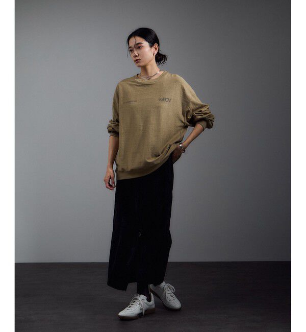 SALON adam et rope'「【Americana（アメリカーナ）】リバースウィーブ L/S T／ロングスリーブTシャツ」|Tシャツ・カットソー|