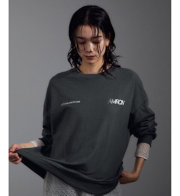 SALON adam et rope'「【Americana（アメリカーナ）】リバースウィーブ L/S T／ロングスリーブTシャツ」|Tシャツ・カットソー|