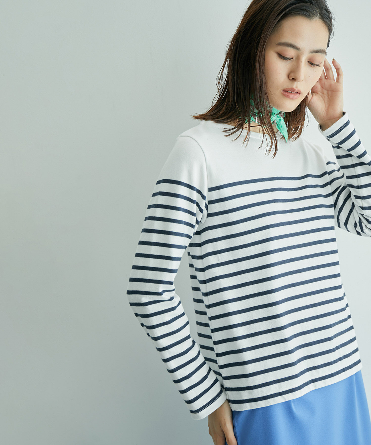 ROPE「【PETIT BATEAU（プチバトー）】ボーダーカットソー」|Tシャツ・カットソー|