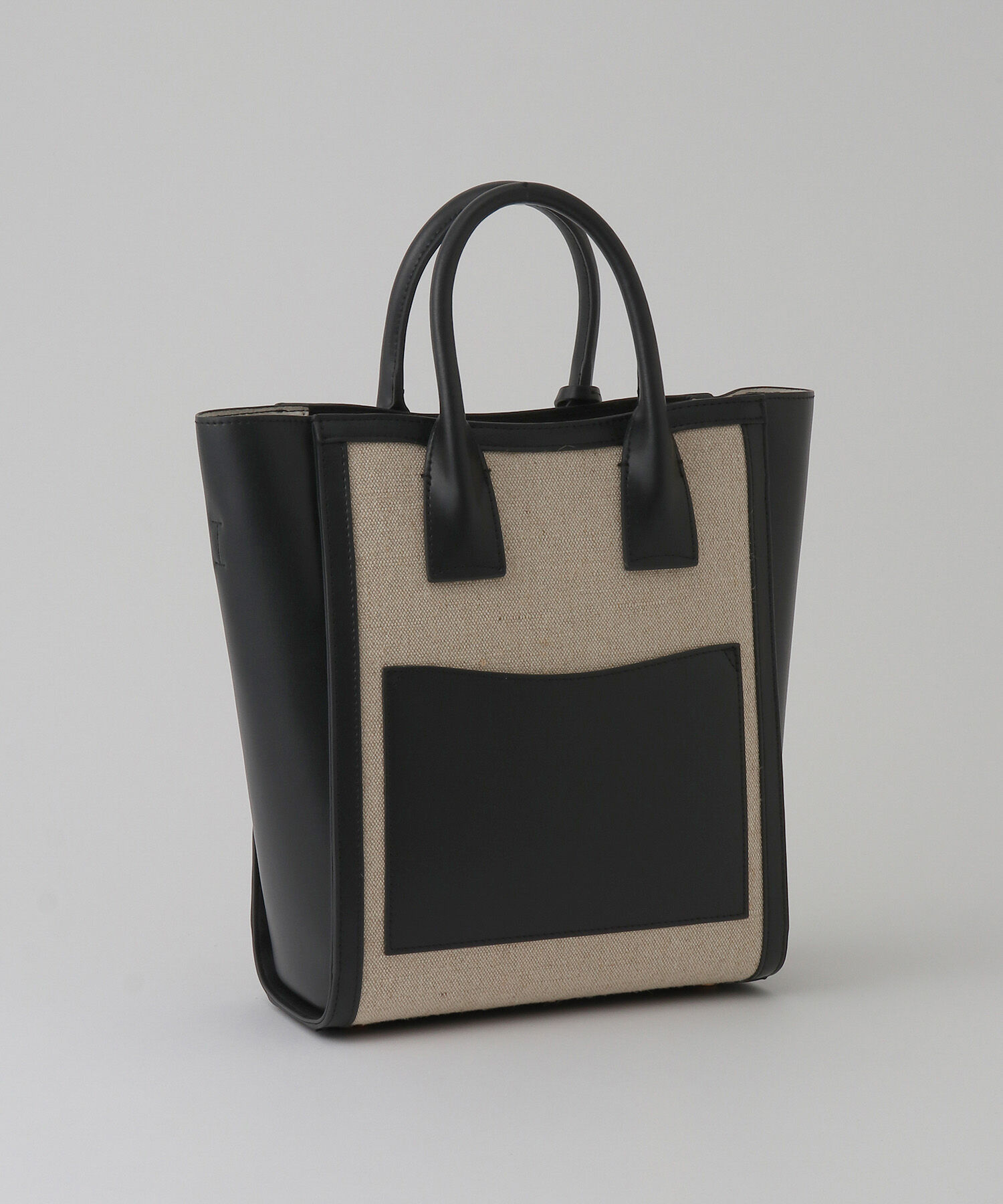 E'POR「【E'POR】 I BAG Medium（キャンバスコンビ縦型トートバッグ）」|ハンドバッグ|