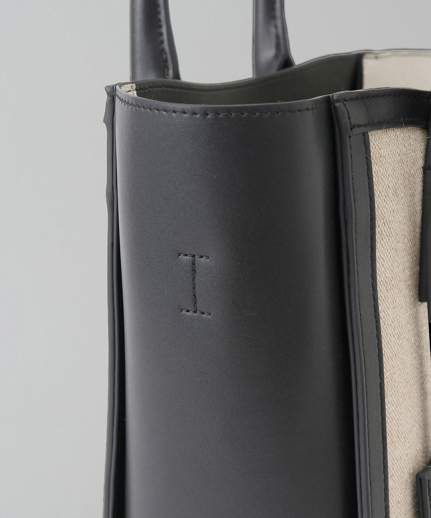 E'POR「【E'POR】 I BAG Medium（キャンバスコンビ縦型トートバッグ）」|ハンドバッグ|