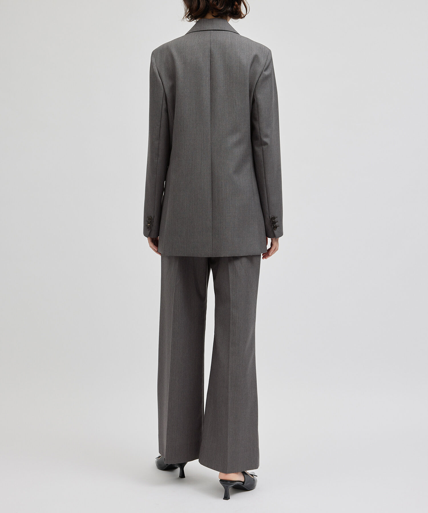 ROPE「ウールモヘヤセミフレアパンツ/セットアップ対応」|その他|