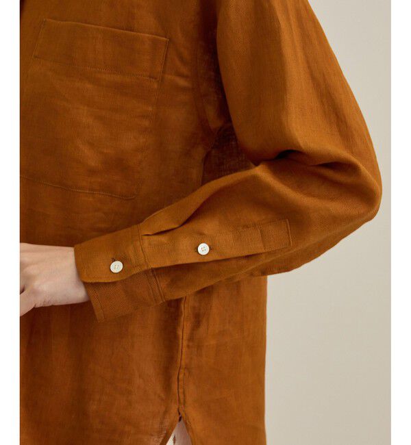 ROPE「【洗える】ヨーロピアンリネンベーシックシャツ/一部セットアップ対応」|シャツ・ブラウス|