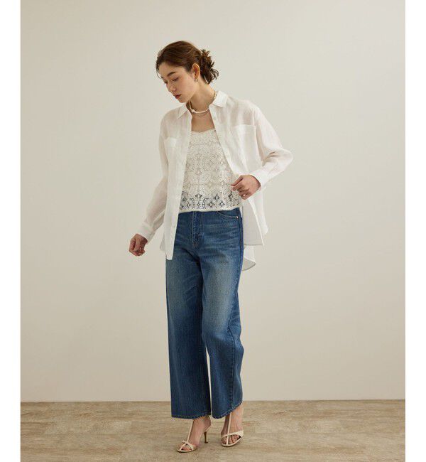 ROPE「【洗える】ヨーロピアンリネンベーシックシャツ/一部セットアップ対応」|シャツ・ブラウス|