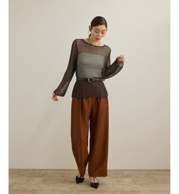 ROPE「ラメコードメッシュプルオーバー/洗える」|その他|