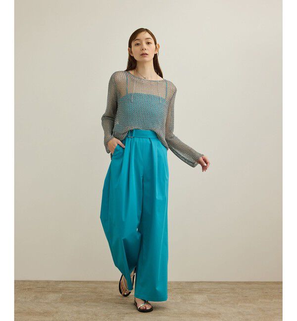 ROPE「ラメコードメッシュプルオーバー/洗える」|その他|