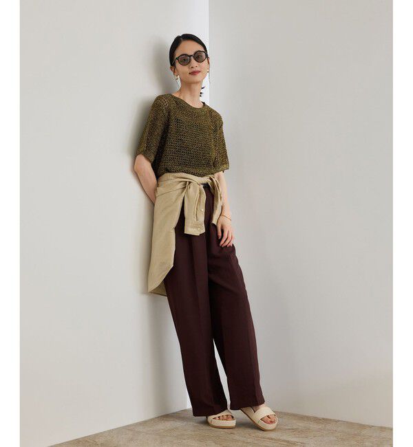 ROPE「ラメメッシュプルオーバー/セットアップ対応」|ニット・セーター|