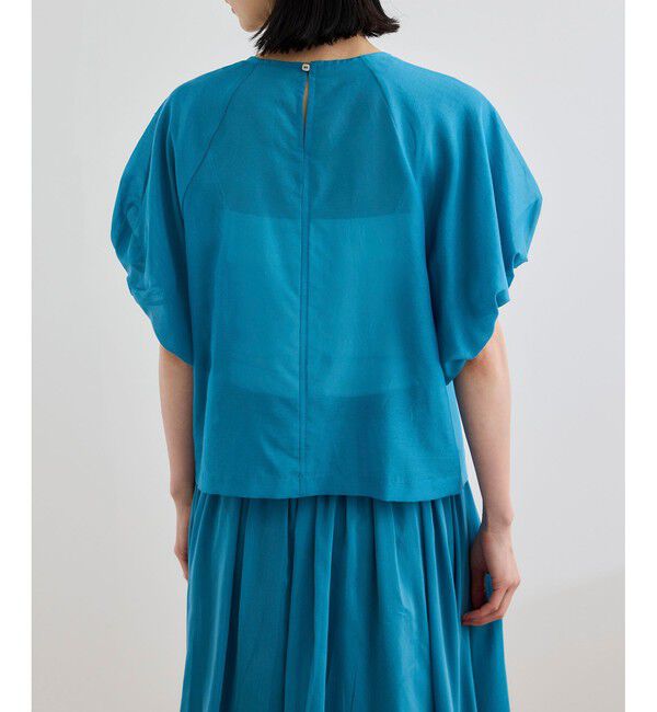 ROPE「【洗える】コットンシルクブラウス/セットアップ対応」|シャツ・ブラウス|