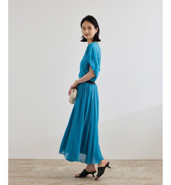 ROPE「【洗える】コットンシルクブラウス/セットアップ対応」|シャツ・ブラウス|