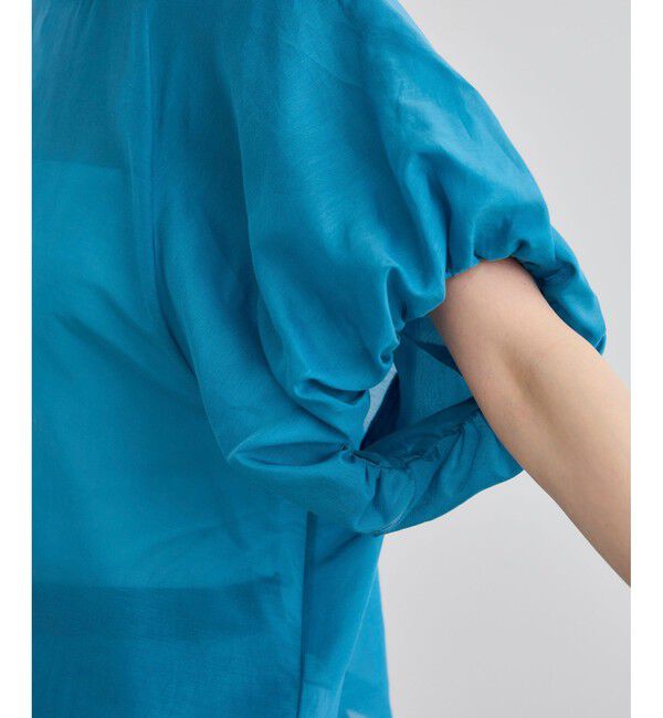 ROPE「【洗える】コットンシルクブラウス/セットアップ対応」|シャツ・ブラウス|