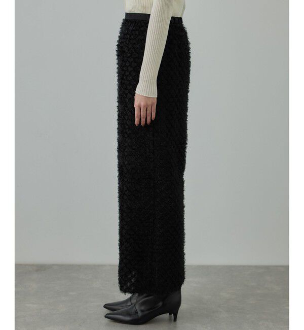 ROPE「カットジャガードIラインタイトスカート/イージーケア」|スカート|