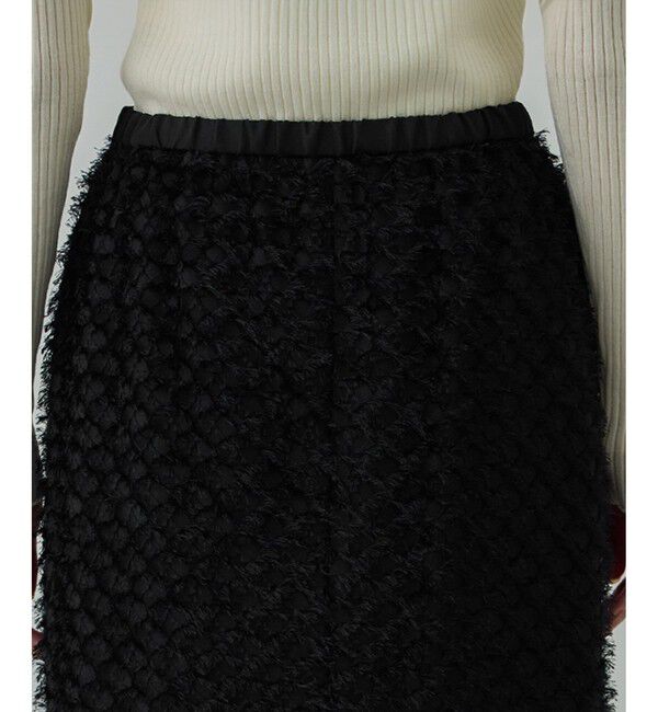 ROPE「カットジャガードIラインタイトスカート/イージーケア」|スカート|