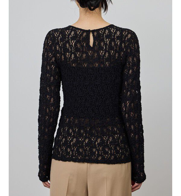 ROPE「ストレッチレースカットソー/イージーケア」|Tシャツ・カットソー|