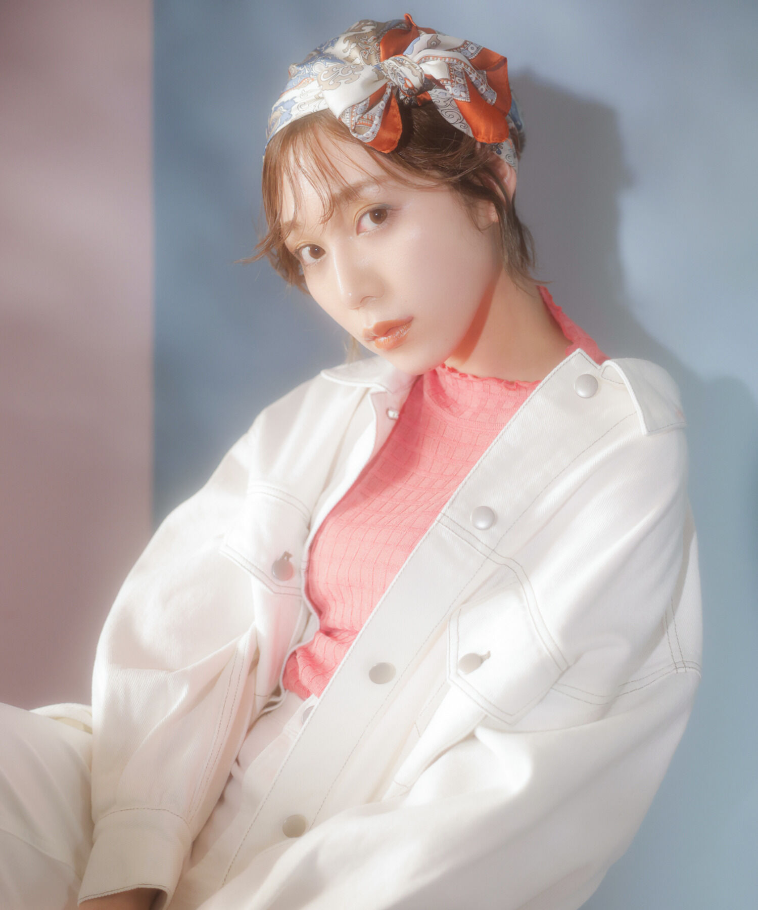 vis-a-vis「【WEB限定】シアーチェックタートルネックプルオーバー」|Tシャツ・カットソー|