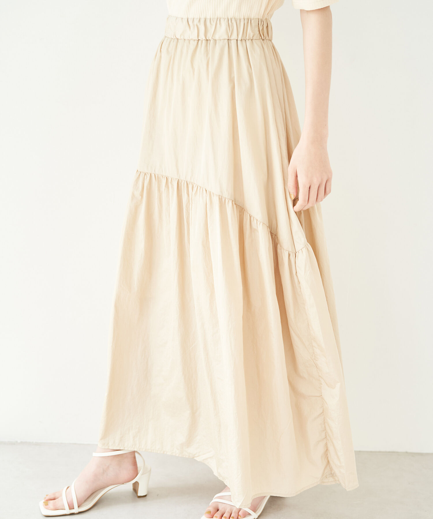 VIS「前後2WAY異素材ドッキングワンピース」|ワンピース|