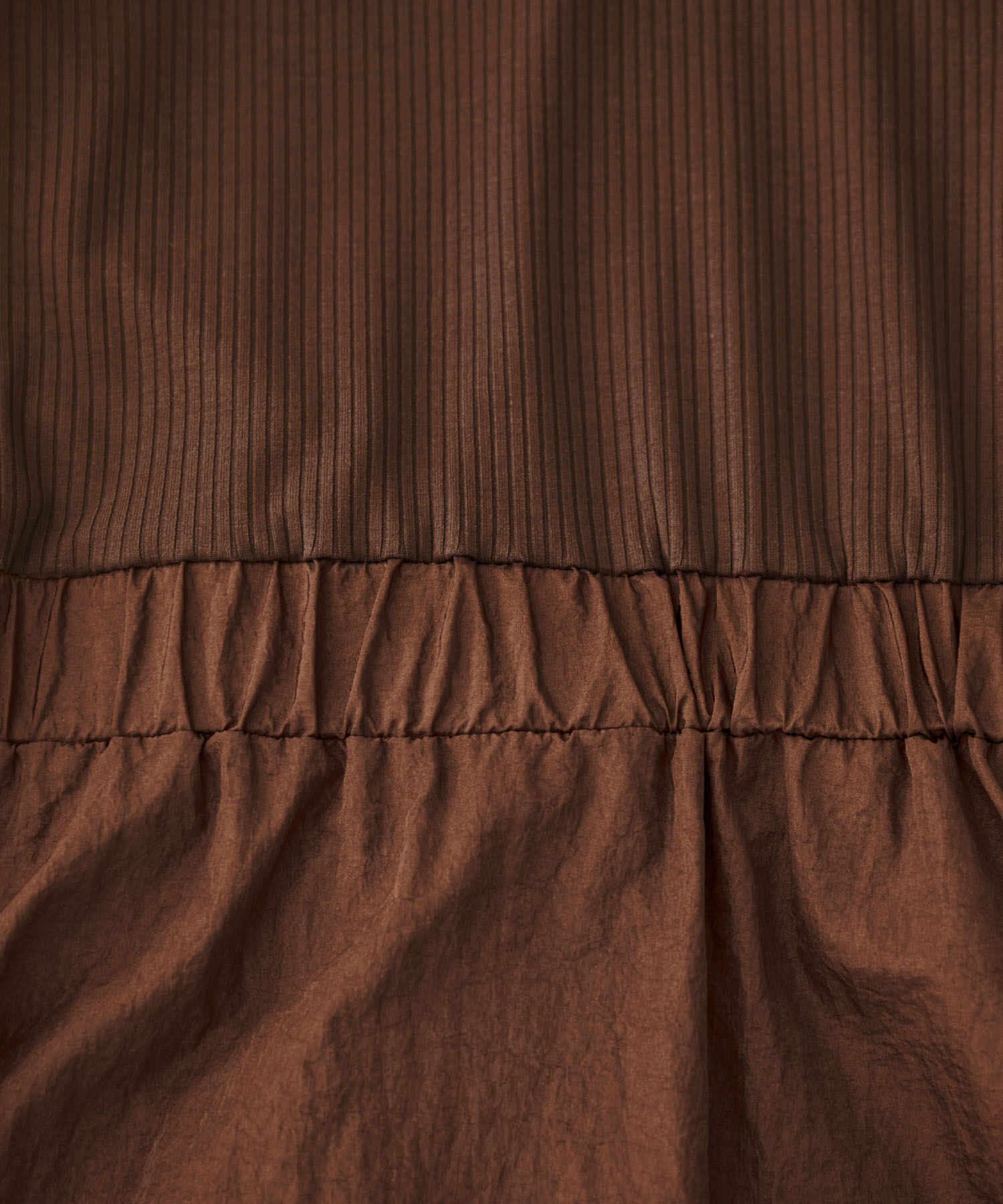 VIS「前後2WAY異素材ドッキングワンピース」|ワンピース|