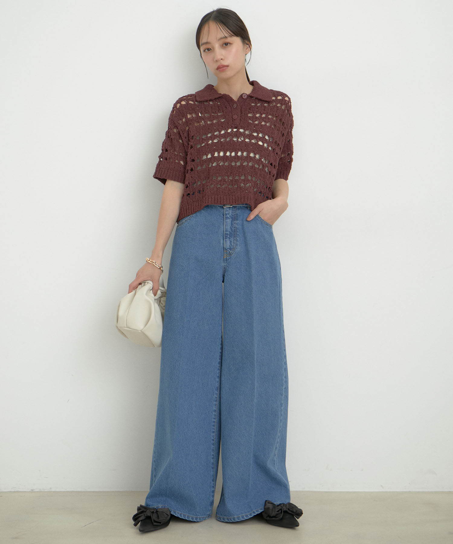 VIS「チェーン付きワンハンドルバッグ」|ハンドバッグ|