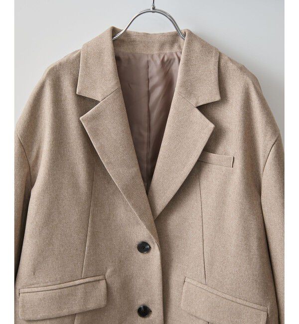 VIS「サマーツイードシングルジャケット」|テーラードジャケット|
