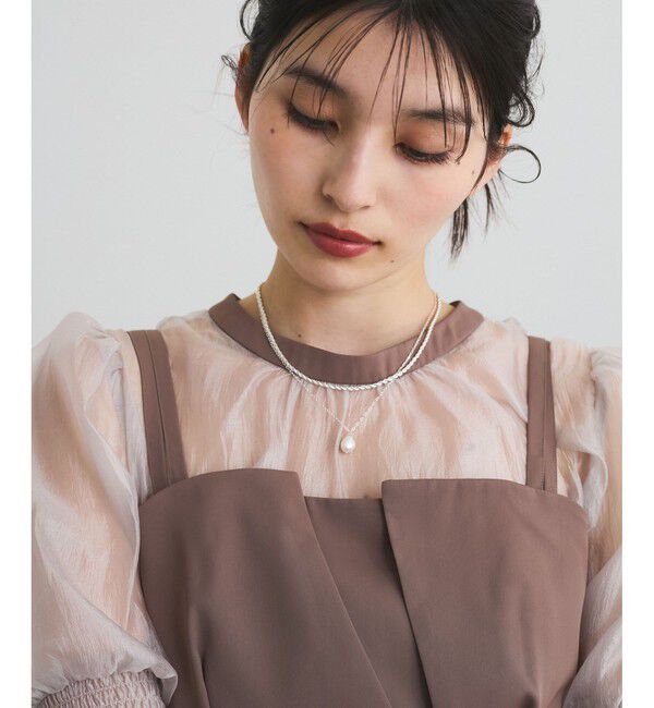 VIS「レイヤード淡水パールネックレス」|ネックレス|