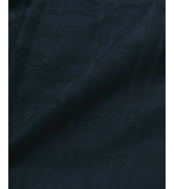 VIS「【洗える】2WAYショルダーシアーチェックブラウス」|シャツ・ブラウス|