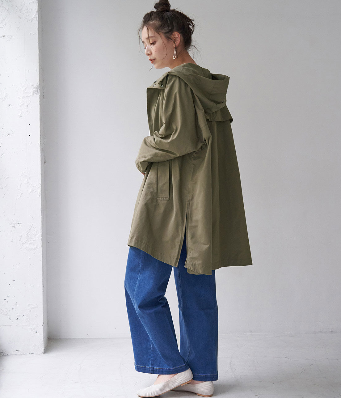 Rope&rsquo;Picnic「【撥水加工・花粉ガード】フードオーバーブルゾン」|アウトドア|