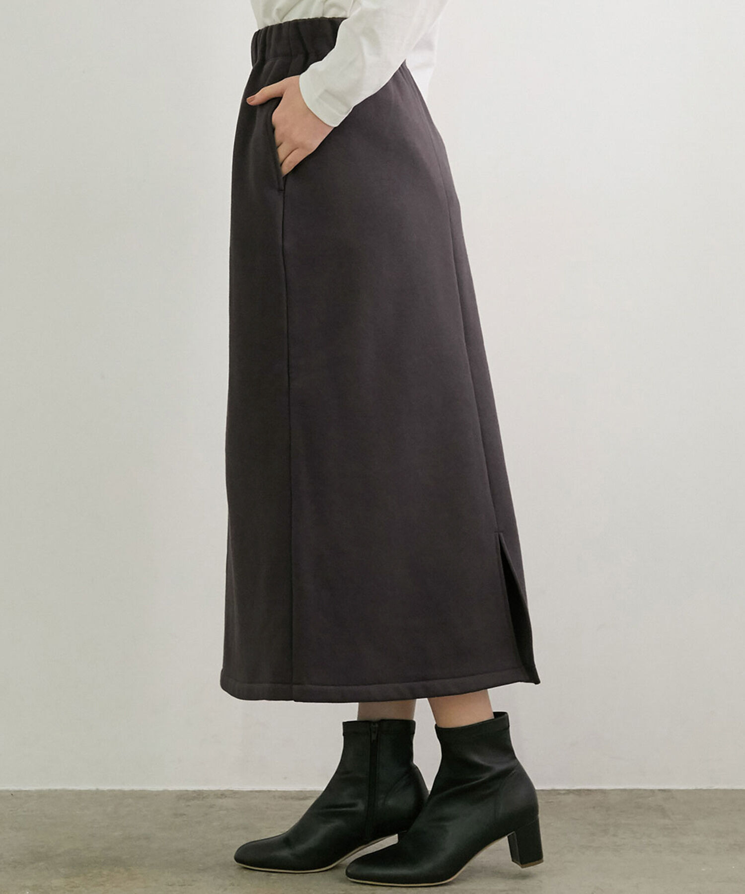 Rope&rsquo;Picnic「起毛裏毛Aラインスカート」|スカート|