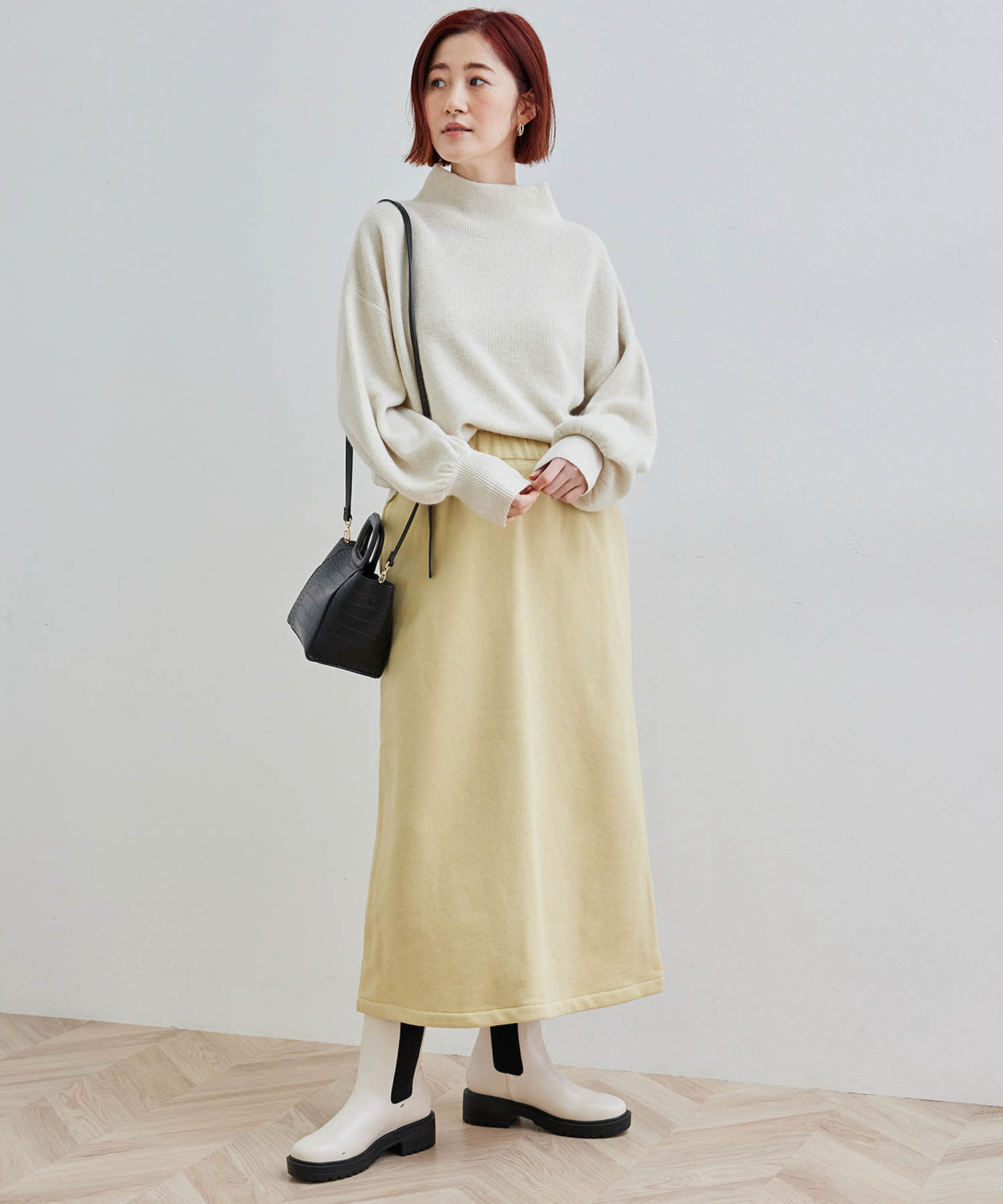 Rope&rsquo;Picnic「起毛裏毛Aラインスカート」|スカート|