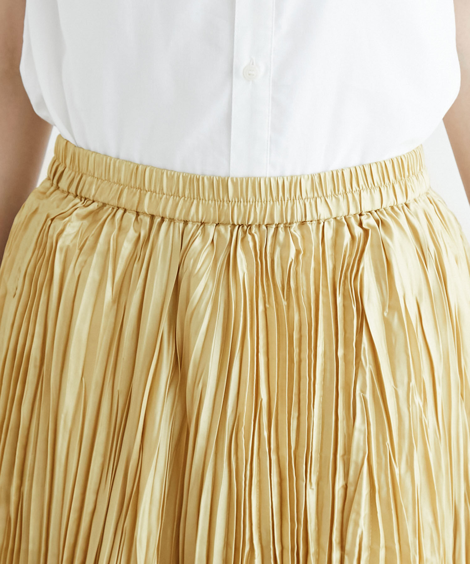 Rope&rsquo;Picnic「サテンクリンクルイレギュラーヘムスカート」|スカート|