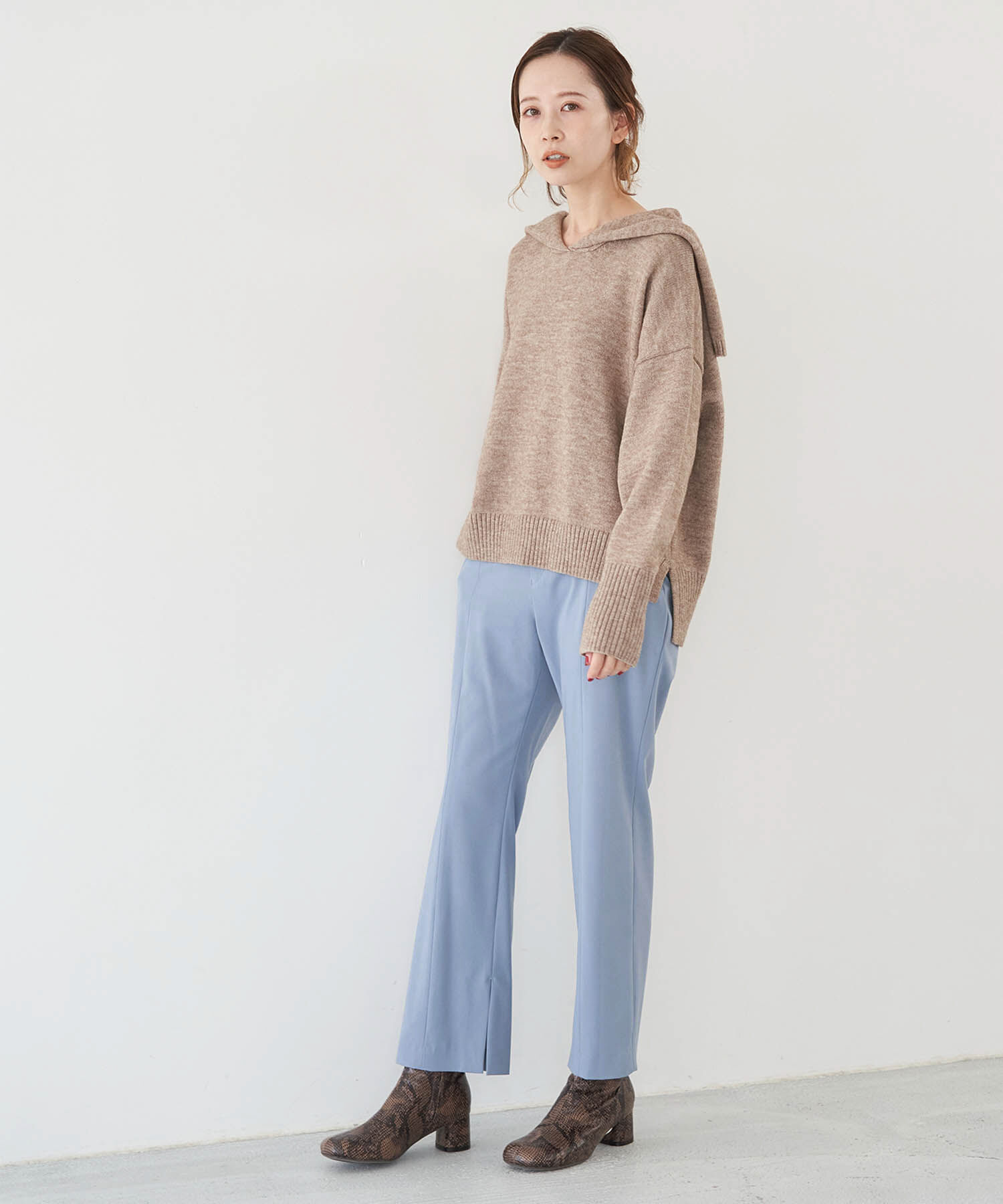 Rope&rsquo;Picnic「【emur】スリットテーパードパンツ」|その他|