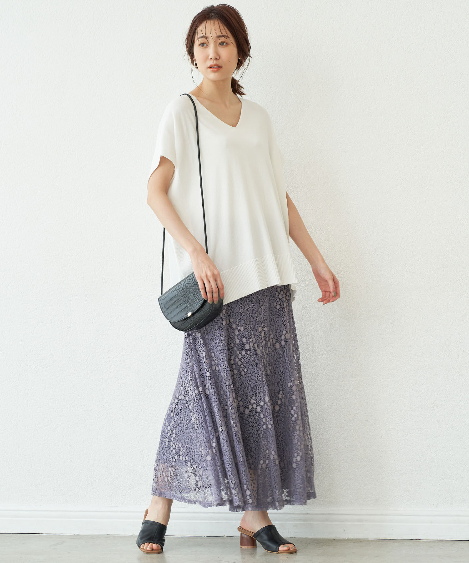 Rope&rsquo;Picnic「レースマーメイドスカート」|スカート|