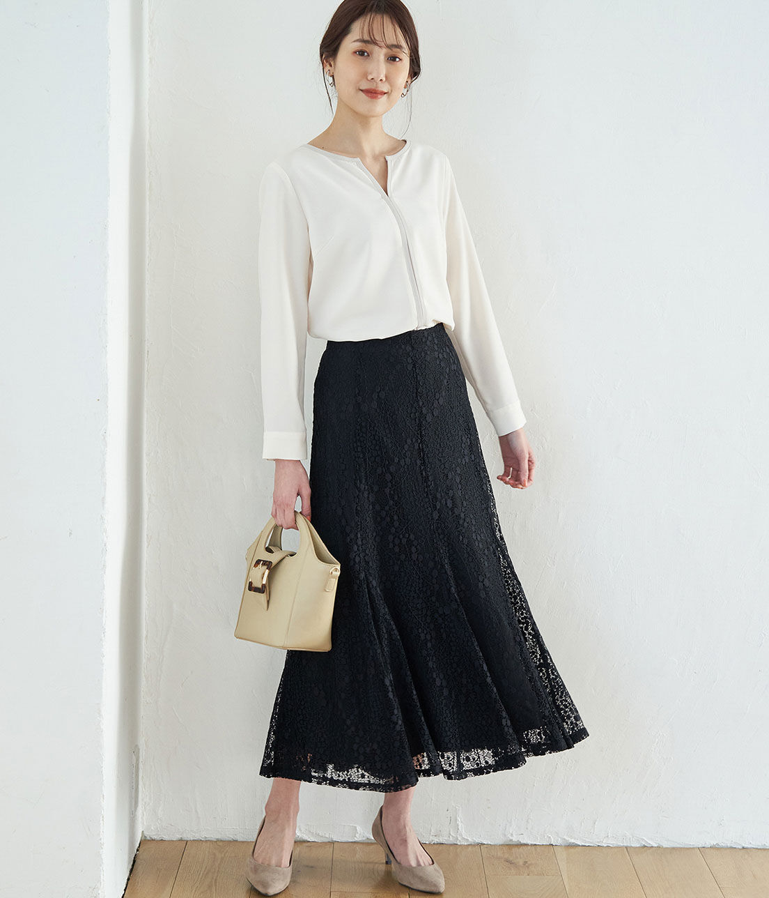 Rope&rsquo;Picnic「レースマーメイドスカート」|スカート|