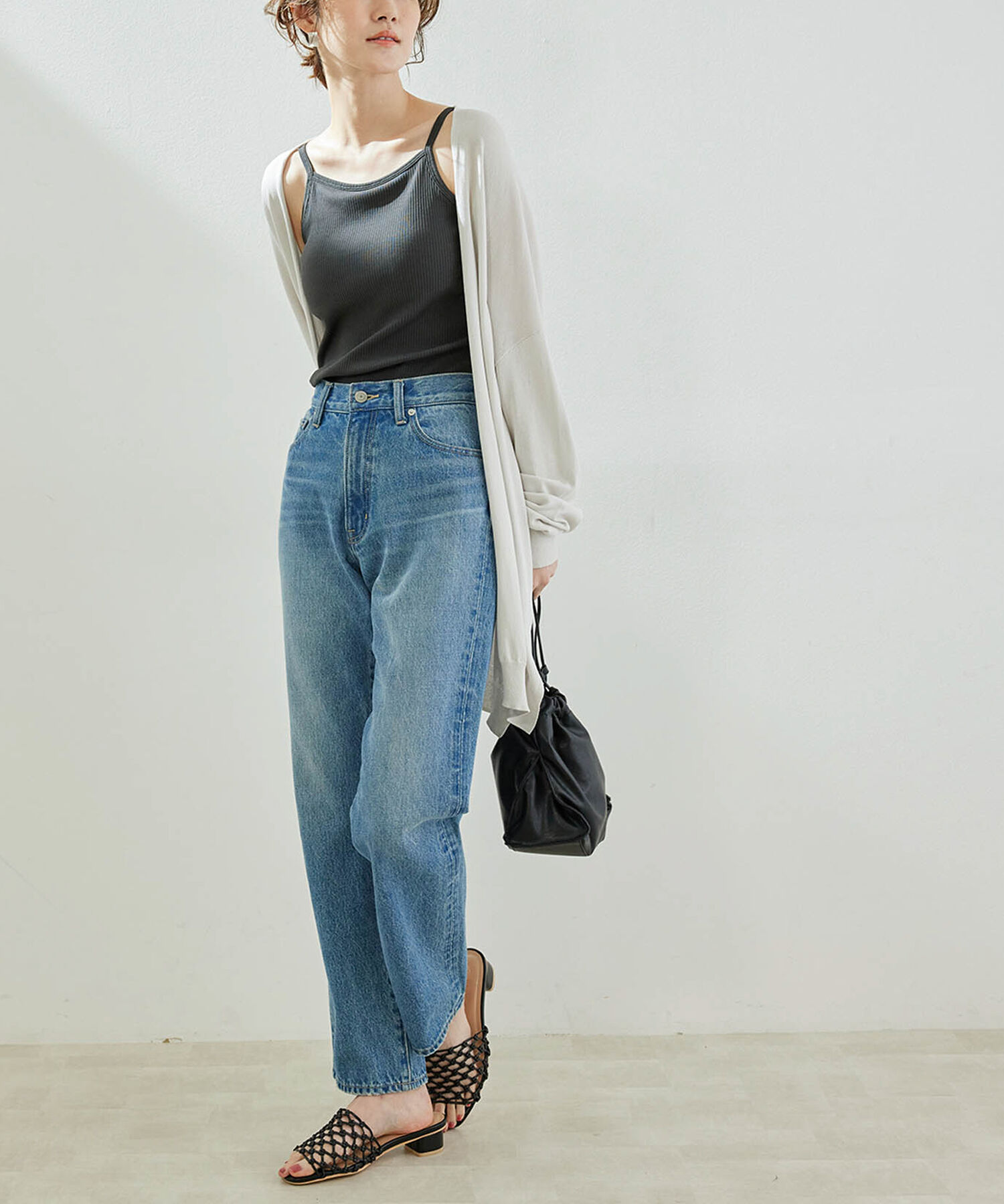 Rope&rsquo;Picnic「カップ付きアメリカンスリーブキャミソール」|キャミソール|