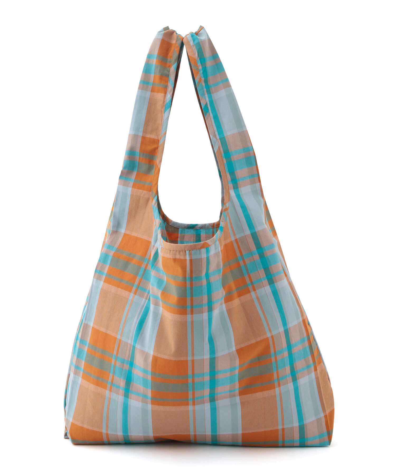 ROPE PICNIC PASSAGE「【Lilas Campbell】リラキャンベル インドチェックエコバッグ」|エコバッグ|